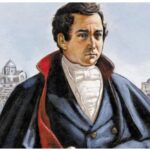Mariano Moreno Dr. en leyes, periodista, político, y uno de los principales ideólogos e impulsores de la Revolución de Mayo, Secretario de Guerra y Gobierno de la Primera Junta.